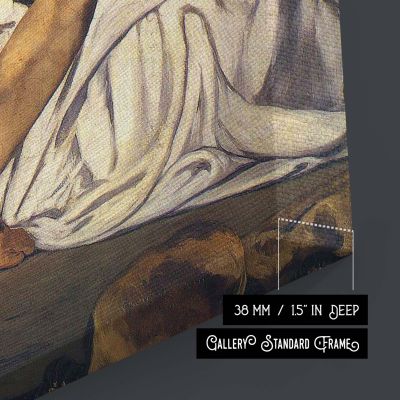 Dead Christ with Angels by Edouard Manet - Wounded Christ and Red Winged Figures 