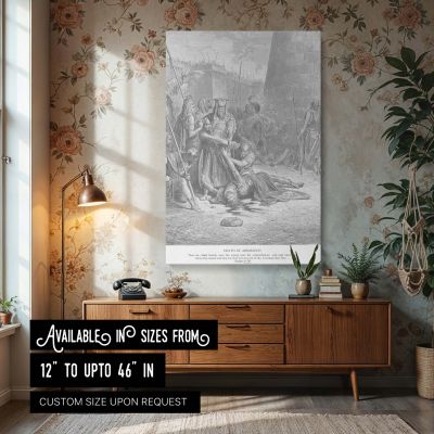 Death of Abimelech - Gustave Dore Helmet-Crushing Moment 