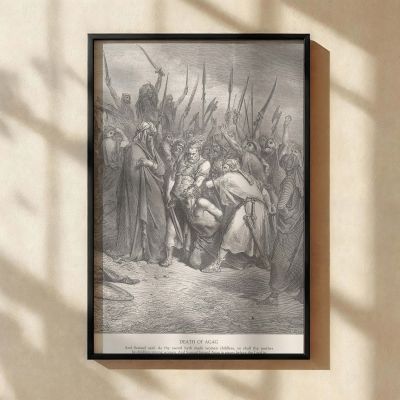 Death of Agag - Gustave Dore Judgment in the Presence of Samuel 