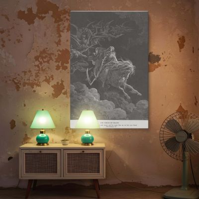 Death on the Pale Horse - Fourth Horseman by Gustave Dore 
