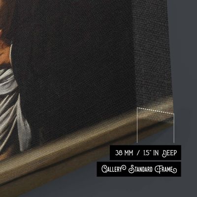 Ecce Homo - Christ Mocked Painting by Caravaggio in Chiaroscuro 