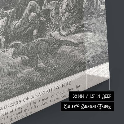Elijah Calls Down Fire - Gustave Dore Storm and Divine Power Scene 