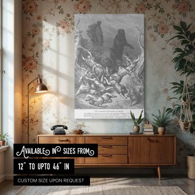 Elisha and the Bears - Gustave Dore Children and Divine Retribution Scene 