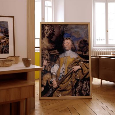 Endymion Porter by William Dobson - Earthy Yellow Robe and Calm Expression 