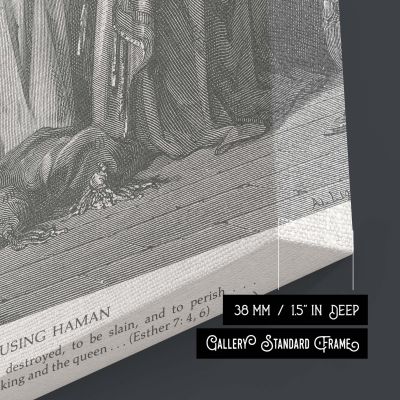 Esther Accuses Haman - Gustave Dore Palace Judgment Scene 