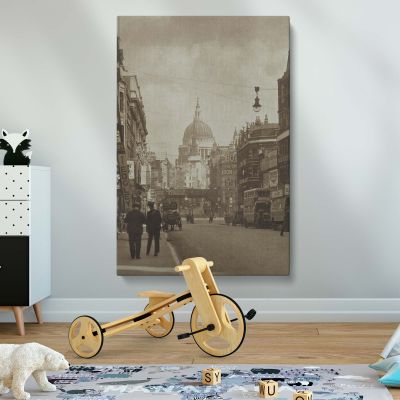 Fleet Street London cityscape canvas