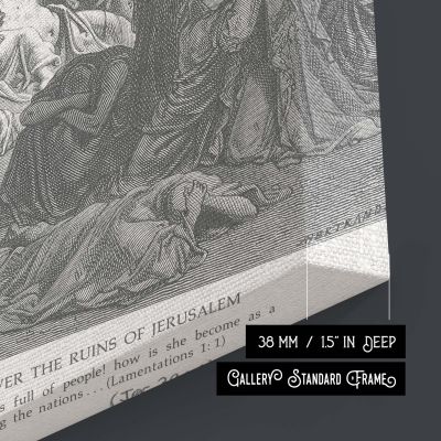 Jerusalem in Ruins - Gustave Dore City Lamentation and Despair Scene 