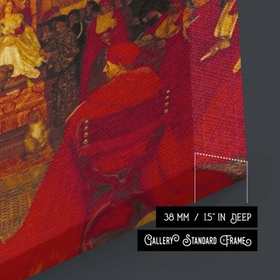 Lucretia Borgia at the Vatican by Frank Cadogan Cowper - Crimson Gown and Gold Light 
