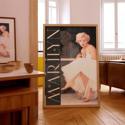 Marilyn Monroe Ballerina Pose - Retro Elegance in Motion 