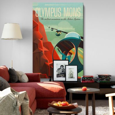 Olympus Mons - Mars Travel Capsule Poster