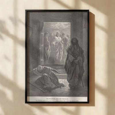 Pharisee and Publican - Humility Parable Scene by Dore 