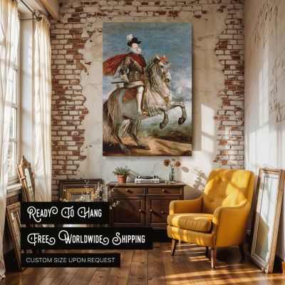 Philip III Equestrian - Velazquez Royal Rider in Bold Stance 