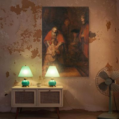Return of the Prodigal Son - Rembrandt Golden Earth Tones and Grace 