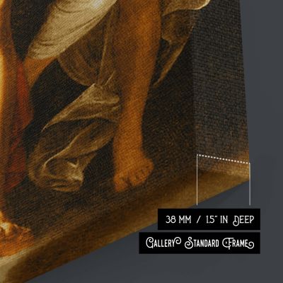 Saint Matthew and the Angel - Divine Guidance Painting by Caravaggio 