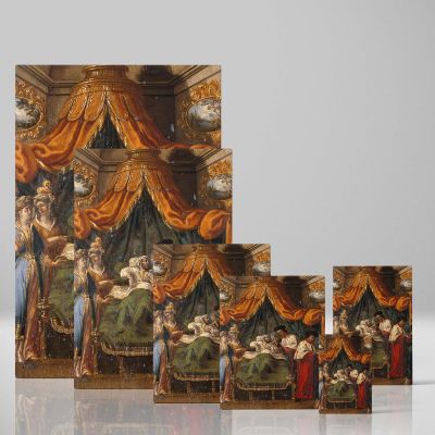 Saints Cosmas and Damian - Treating Bedridden Patient Scene
