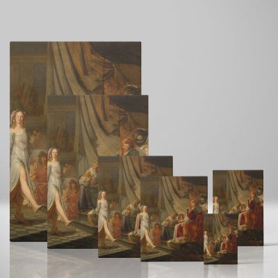 Salome Dancing for Herod - Dramatic Court Scene By Hans Horions & Jacob Hogers 