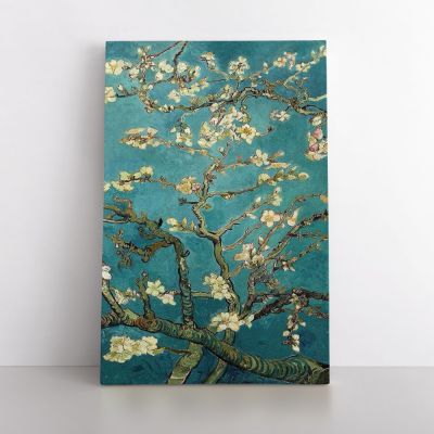 Vincent Van Gogh Painting Almond Blossom Abstract Painting Photo Print on Canvas Frame Wall Art Mural Home Decor