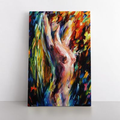 Palette Knife Art Morning Oil Painting by Leonid Afremov Photo Print on Canvas Wall Posters Mural Hanging Gift