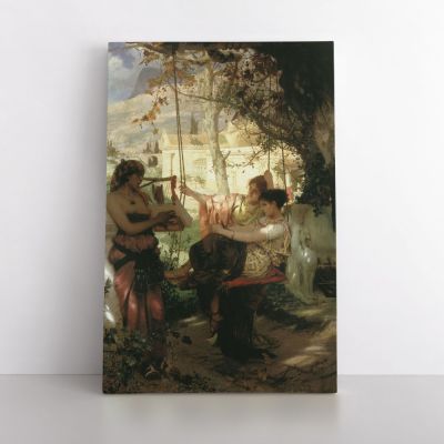 Henryk Hector Siemiradzki Painting Slave Girl Photo Print on Canvas