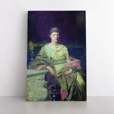 Henryk Hector Siemiradzki Portrait of Women Photo Print on Canvas