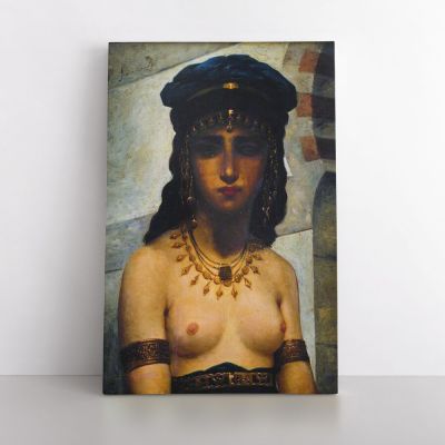 Henryk Hector Siemiradzki: Famous Art Model Photo Print on Canvas