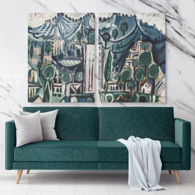 Artwork Painting by Mougins Pablo Picasso Artistic Modernism Painting Canvas Photo Print Home Decor Wall Posters