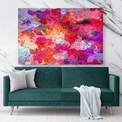Abstract Art Painting Canvas Photo Print with Frame Artworks Wall Posters Mural Hangings Canvas Gift