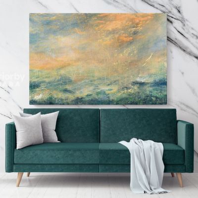 Magic Hour Acrylic Canvas Paint Photo Abstract Artworks Wall Posters Mural Hangings