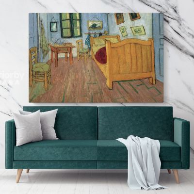 Bedroom In Arles Painting by Vincent Van Gogh Dutch Painter Original Painting Canvas Photo Print Wall Art Gift