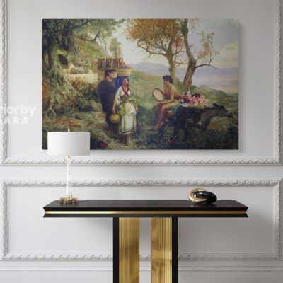 Famous Henryk Hector Siemiradzki Paintings Print on Canvas