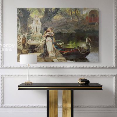 Henryk Hector Siemiradzki: Polish Painter Classic Russian Paintings Print on Canvas