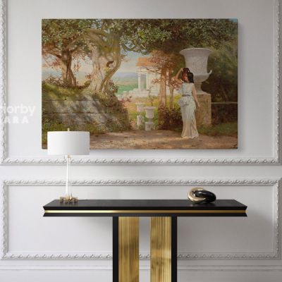 Antique Landscape with Olive Trees Giclee Print by Henryk Siemiradzki