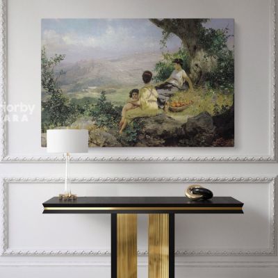 Henryk Hector Siemiradzki Artist: Famous Painting Print on Canvas