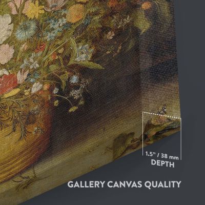 Still Life with Flowers - 1600s Baroque Floral Arrangement By Jan Brueghel the Elder 