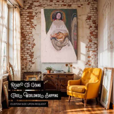 Take Your Son Sir - Victorian Unfinished Painting by Ford Madox Brown Canvas 