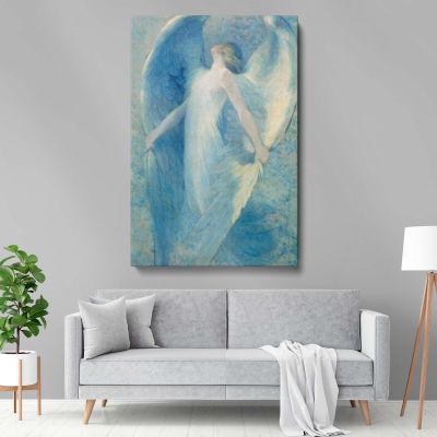 The Angel - Ethereal Celestial Figure in Soft Light By William Baxter Closson 