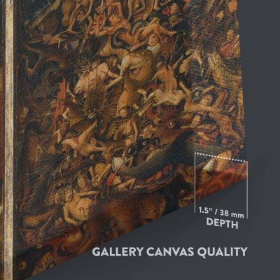 The Crucifixion and Last Judgement - Medieval Biblical Scene By Jan van Eyck 