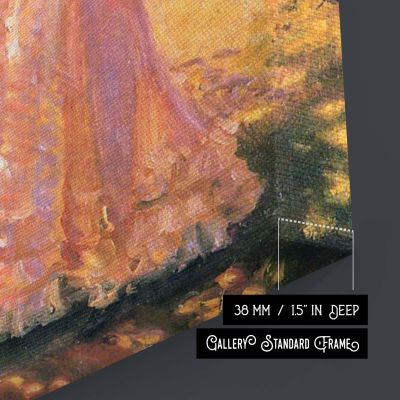 The Garden by Ethel Walker - Impressionist Woman Among Blooming Flowers 