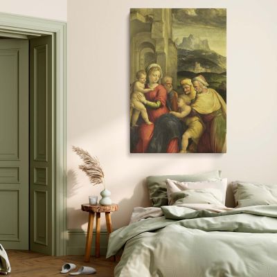 The Holy Family - Renaissance Religious Scene By Garofalo 