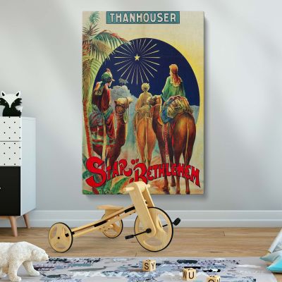 The Star of Bethlehem - Three Wise Men Vintage Film Poster
