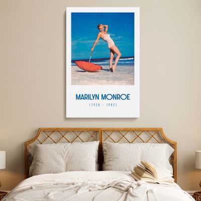 Tobey Beach Marilyn Monroe - Classic Model Wall Art for Bedroom or Lounge 
