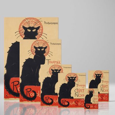 Tournee du Chat Noir - Iconic Black Cat Cabaret Poster By Theophile Steinlen 