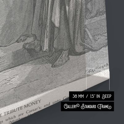 Tribute Money by Gustave Doré