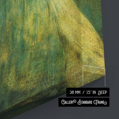 Woman in Green by Thomas Wilmer Dewing - Holding Letter in Flowing Robes 