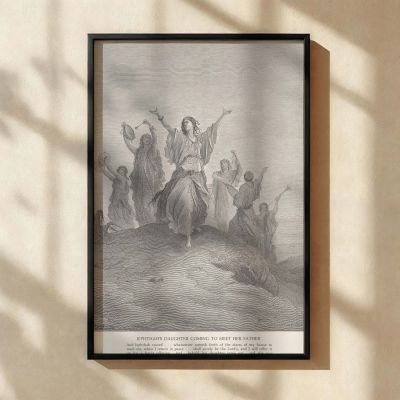 Women Dance in Joy - Gustave Dore Victory Celebration Scene 