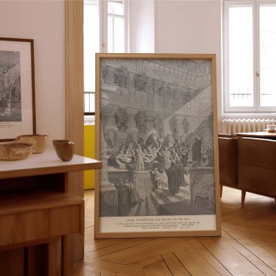 Writing on the Wall - Gustave Dore Belshazzar's Palace Vision 