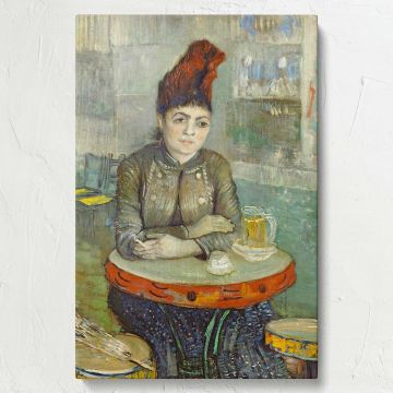 Agostina Segatori in the Cafe du Tambourin - Parisian Portrait Print By Vincent van Gogh  