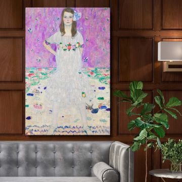 Premium-quality canvas print of Gustav Klimt's M