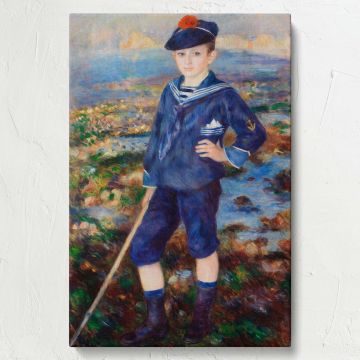 Sailor Boy - Portrait of Robert Nunes By Pierre-Auguste Renoir  