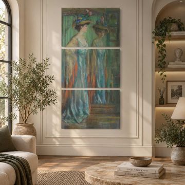 Alice Roosevelt Longworth by Alice Pike Barney canvas print, interior display view